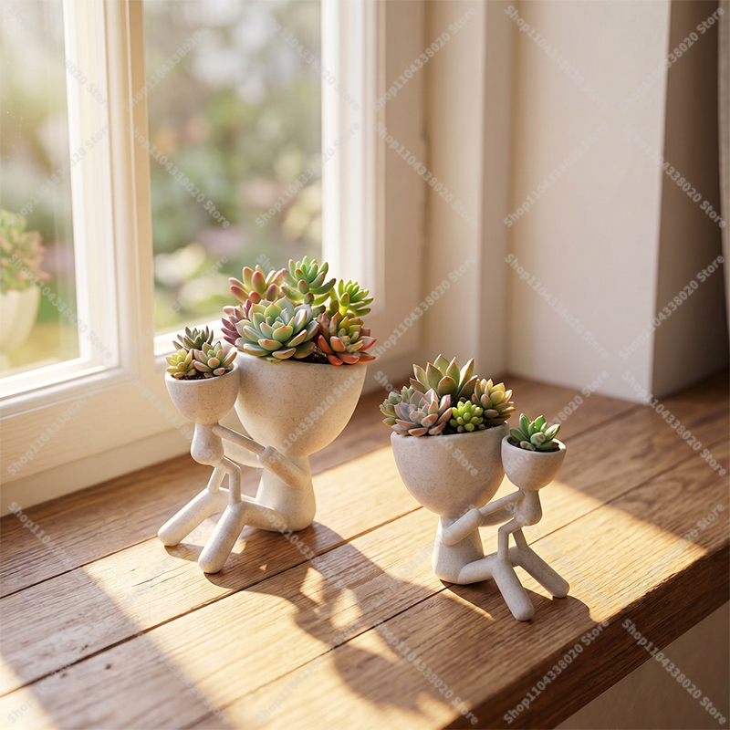 Plant Parent Pot - أواني زرع بتصميم عائلي - أواني