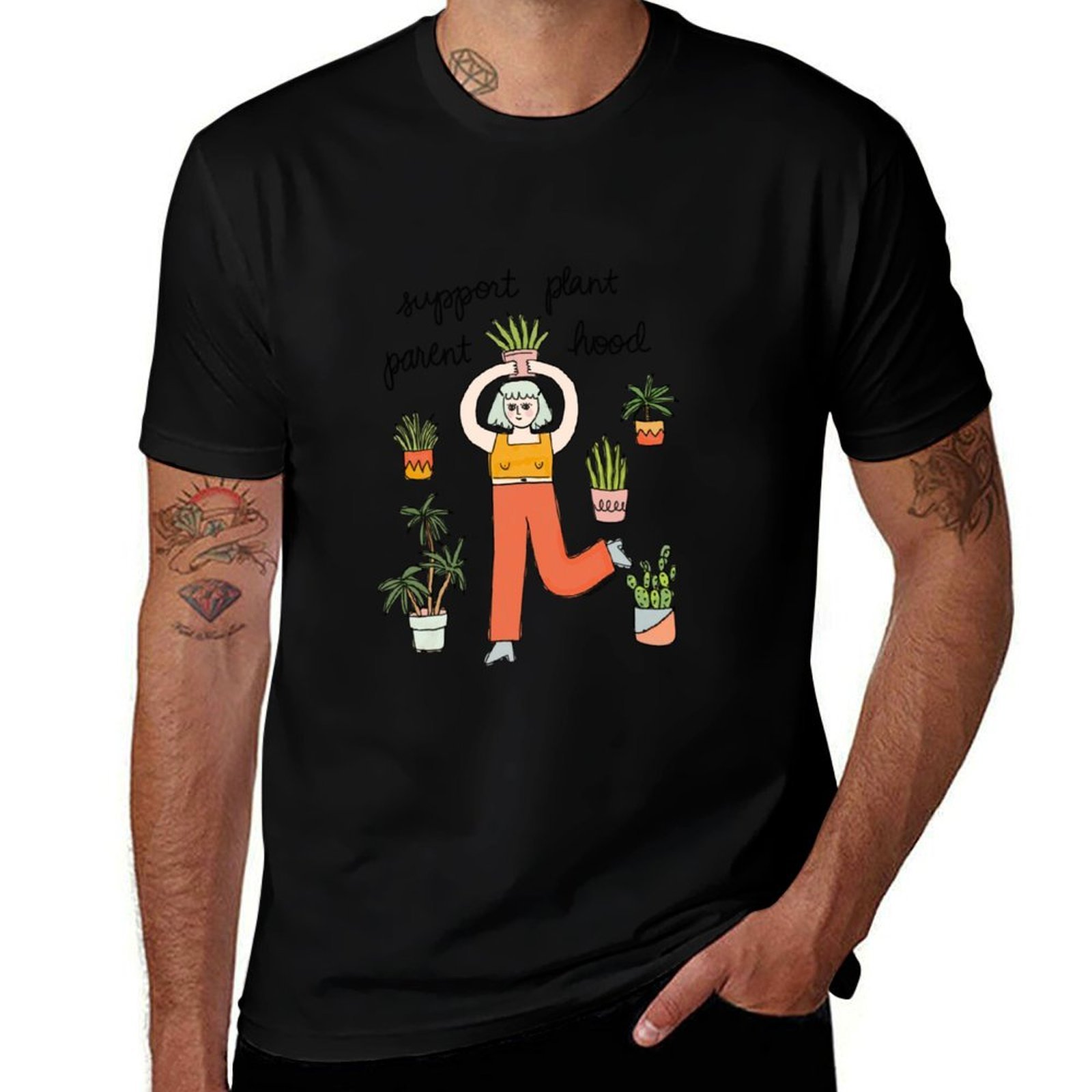 Plant Parenthood - دعم حركة حماية النباتات - تي