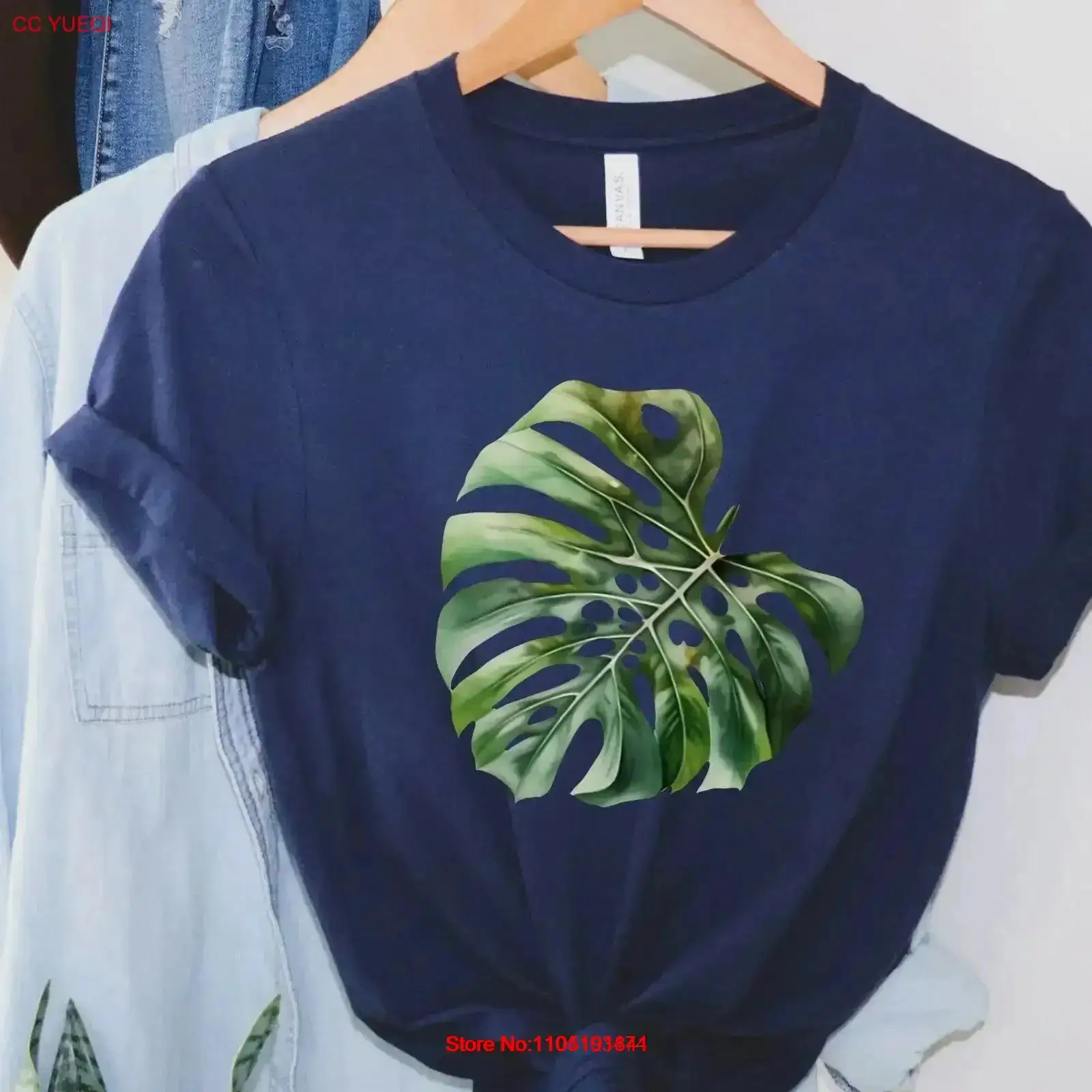 Plant Parenthood - تي شيرت يعمل بالطاقة النباتية Monstera