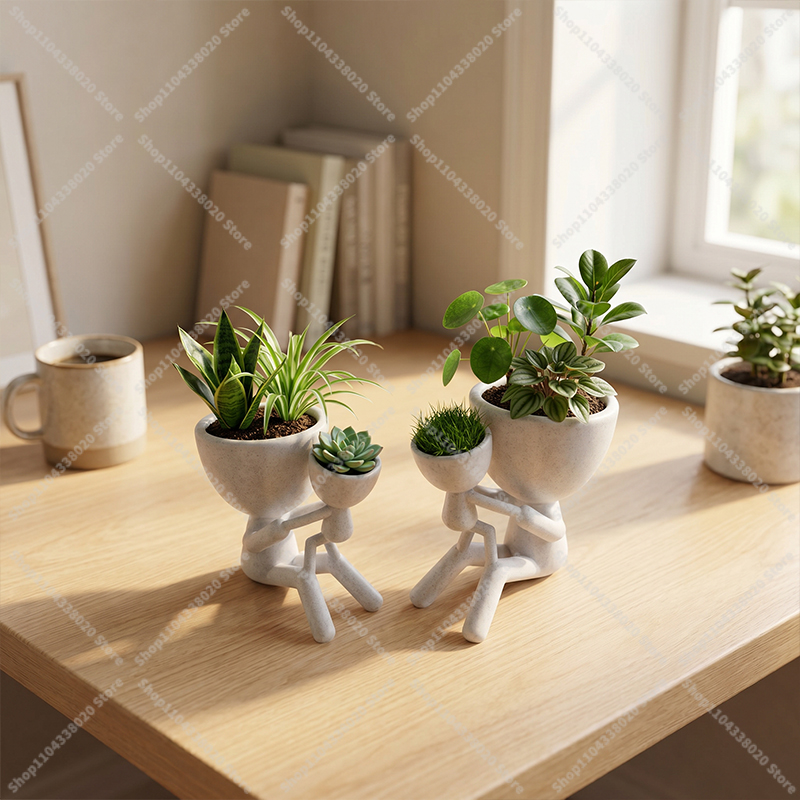 أواني زرع بتصميم عائلي - أواني - مراجعة Plant Parent Pot وسعره