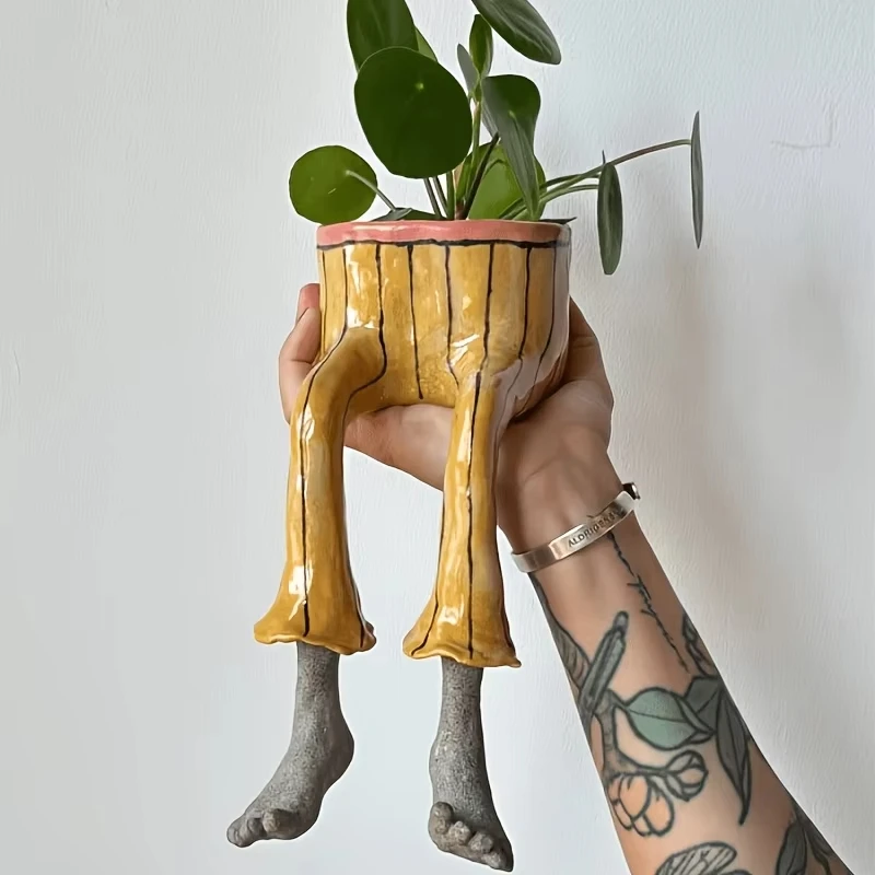 وعاء زهور سيراميك مبتكر على شك - مراجعة Plant Parent Pot وسعره