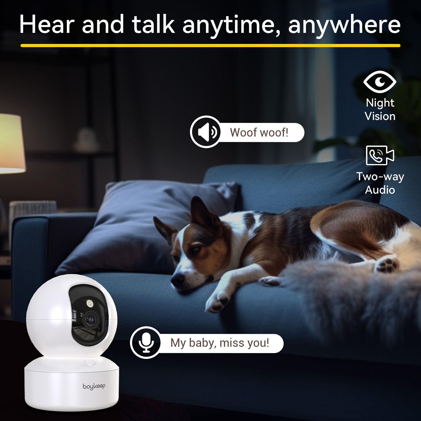 كاميرا Boykeep 2K Pet Dog مع ت - مراجعة Eufy Camera E220 وسعره