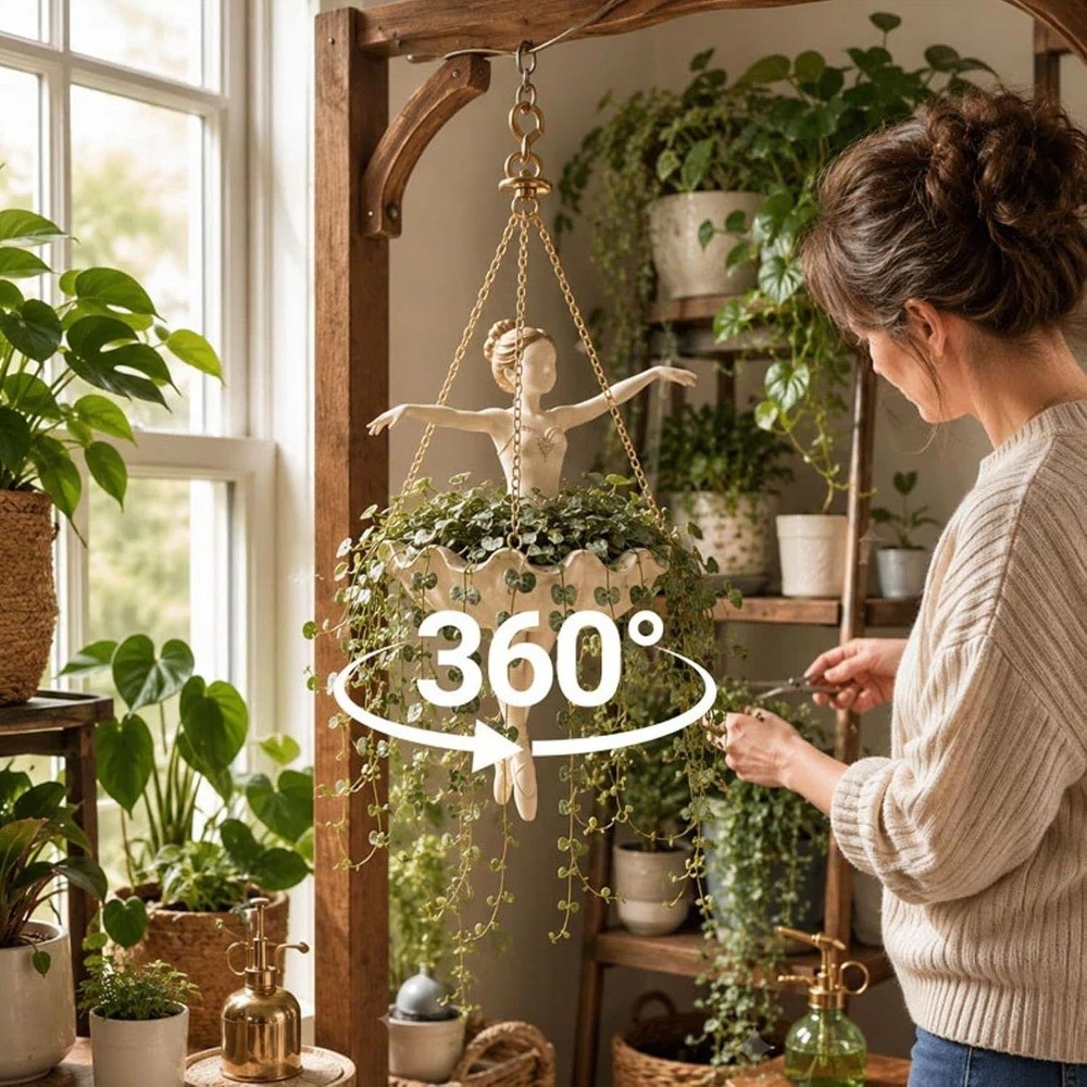 مزهرية معلقة على شكل راقصة بال - مراجعة Plant Parent وسعره