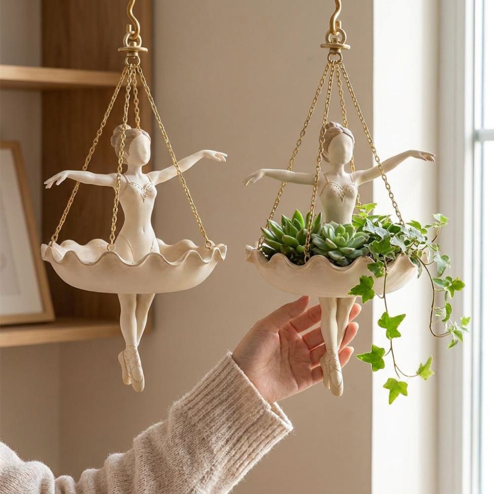 مزهرية معلقة على شكل راقصة بال - مراجعة Plant Parent وسعره