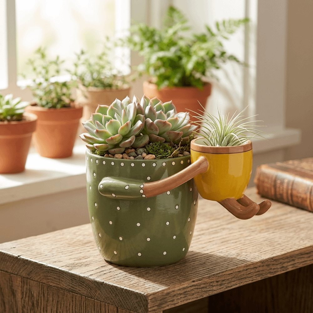 وعاء زهور من الراتنج بتصميم من - مراجعة Plant Parent Pot وسعره